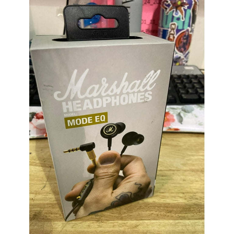 Marshall in-Ear (4090940) Black/Brass Headphones, EQ Mode