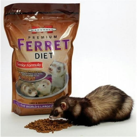 Marshall Pet Prod-food - Senior Ferret Food Diet 4 Pound - FD-259