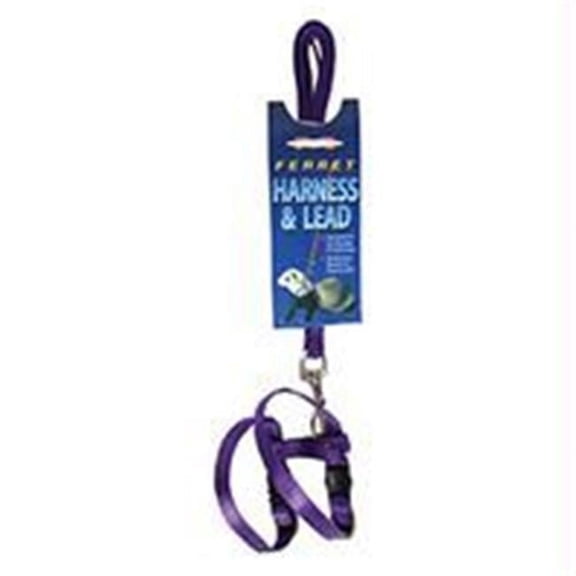Marshall Pet Products-Ferret Harness And Lead- Purple