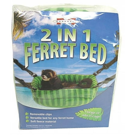 Marshall Pet Products - Marshall 2 In 1 Ferret Bed- Assorted - FP-367