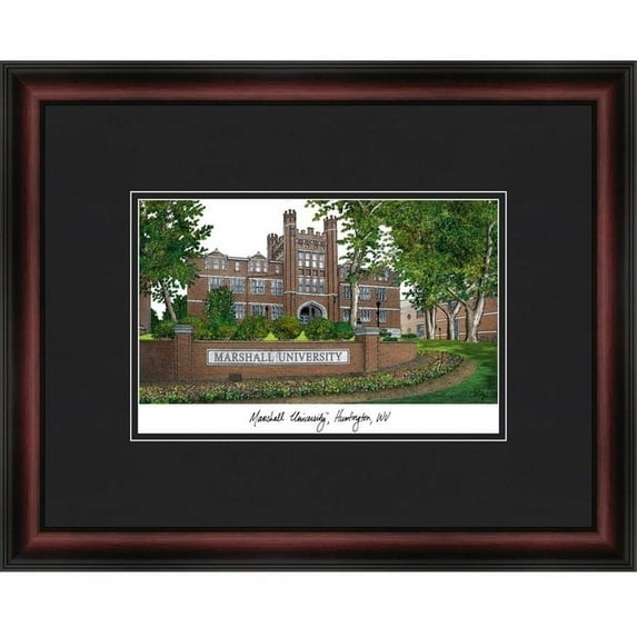 Marshall University Academic Framed Lithograph