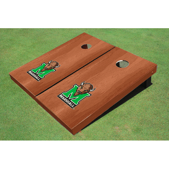 Marshall University Solid Rosewood Cornhole Boards