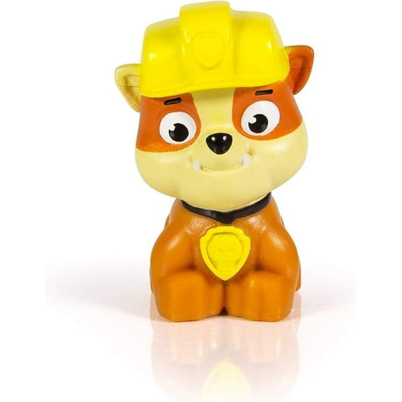 Paw Patrol Rubble Mini Figure Cake Topper Figurine - 1 Pack
