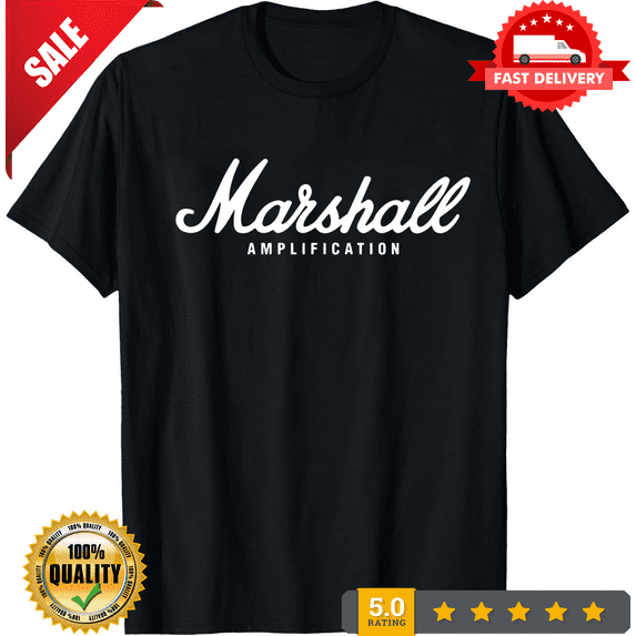 Marshall new T-SHIRT All sizes S M L XL XXL colours black white, LIMITED EDITION-TH67814