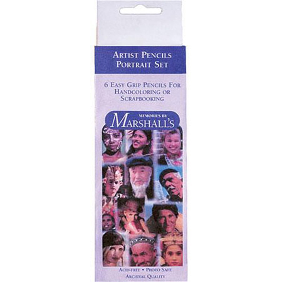 Marshall s Artist Portrait Pencil Set, for Hand Coloring Black & White and Color Prints, #MS-MM-PP