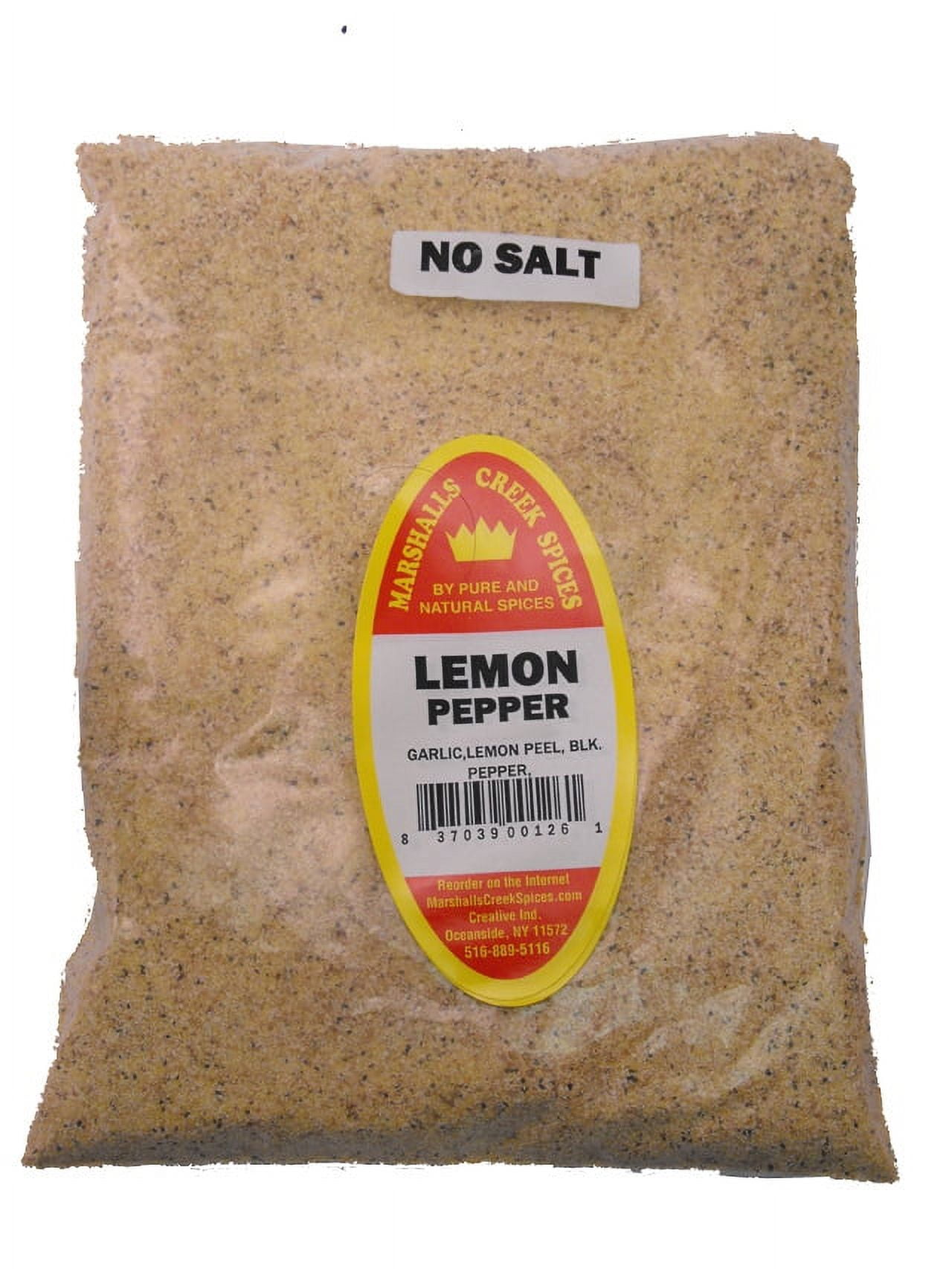 Marshalls Creek Spices (12 Pack) LEMON PEPPER SEASONING NO SALT REFILL