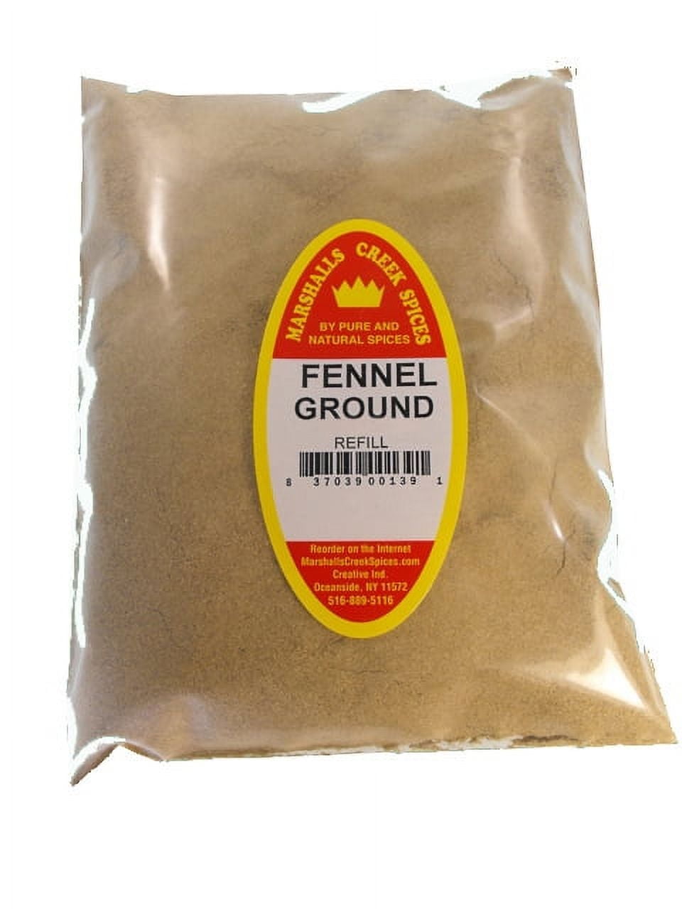 Marshalls Creek Spices 3 pack FENNEL GROUND REFILL