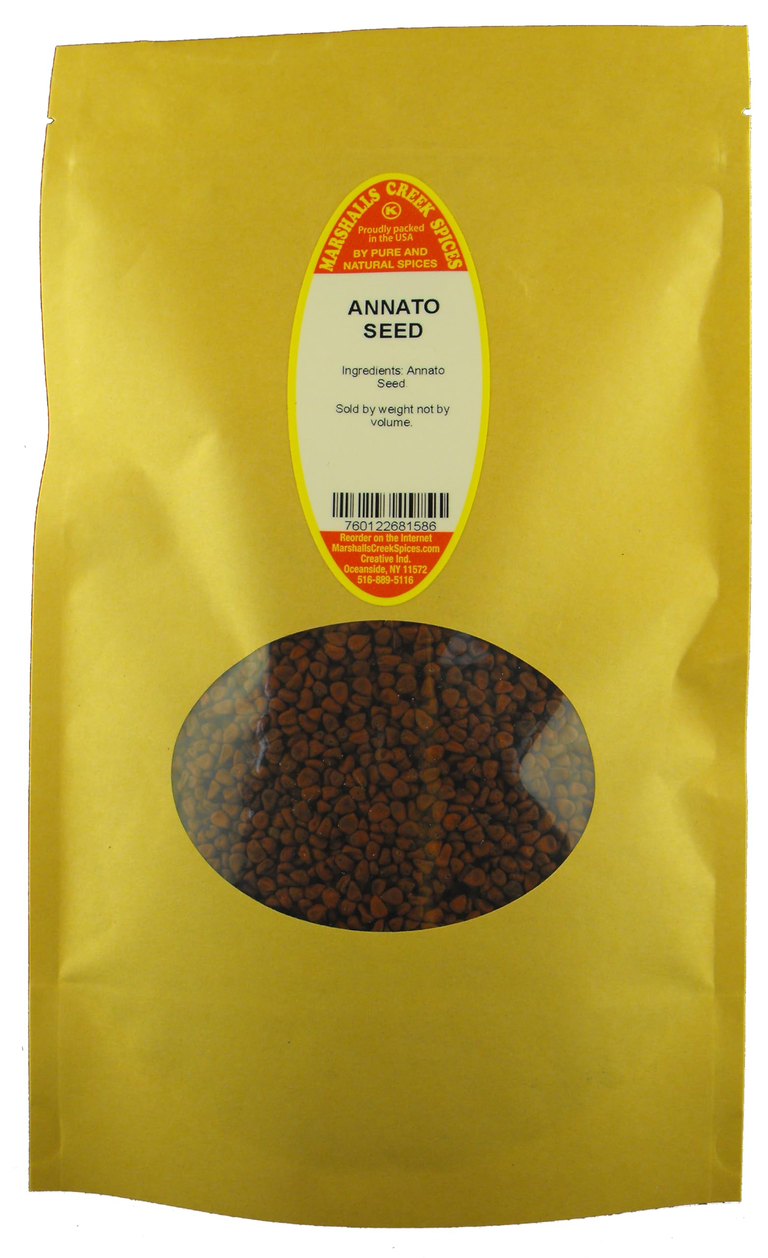 Marshalls Creek Spices ANNATO MMF7 SEED 20 ounce XL ECO Friendly Kraft