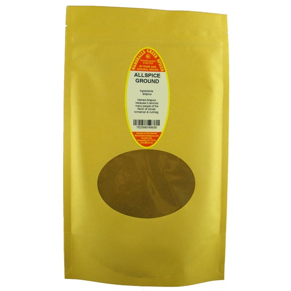 Marshalls Creek Spices Allspice Ground 7 oz. Kraft Stand Up Pouch ECO Friendly Recyclable Mailer