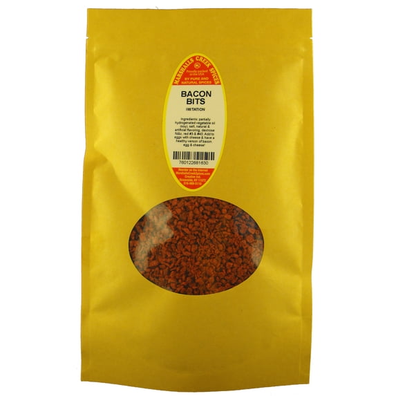 Marshalls Creek Spices BACON BITS 6 oz. Kraft Stand Up Pouch ECO Friendly Recyclable Mailer