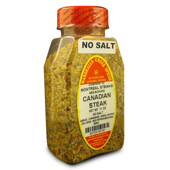 Marshalls Creek Spices CANADIAN STEAK SEASONING NO SALT (COMPARE TO MONTREAL SEASONING R) 11 ounce