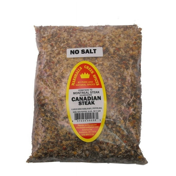 Marshalls Creek Spices CANADIAN STEAK SEASONING NO SALT REFILL (COMPARE TO MONTREAL SEASONING )