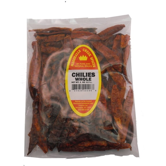 Marshalls Creek Spices CHILI PEPPERS WHOLE REFILL