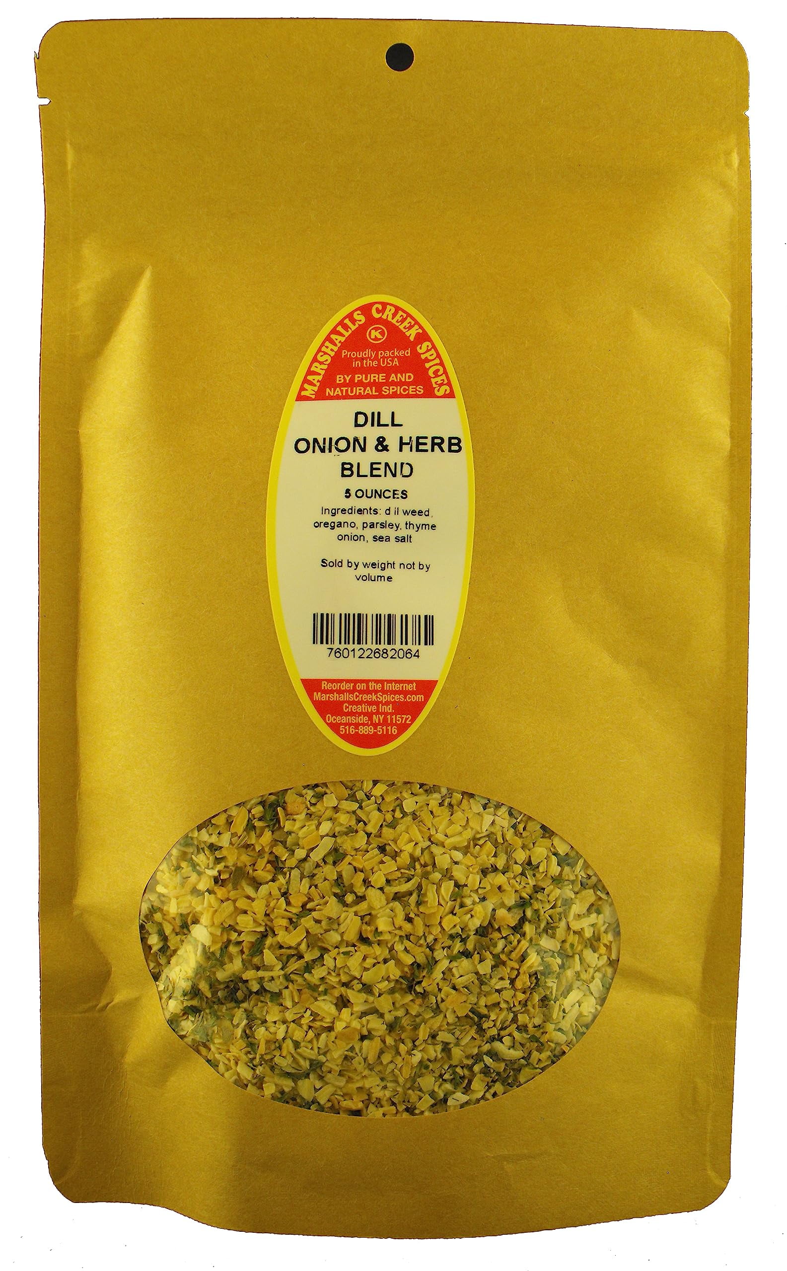Marshalls Creek Spices DILL AIF4 ONION & HERB BLEND 5 ounce ECO