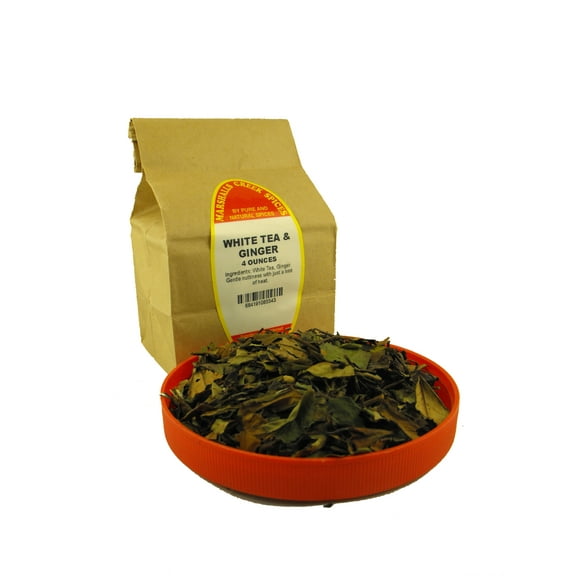 Marshalls Creek Spices LOOSE LEAF TEA White Tea with Ginger 4 oz