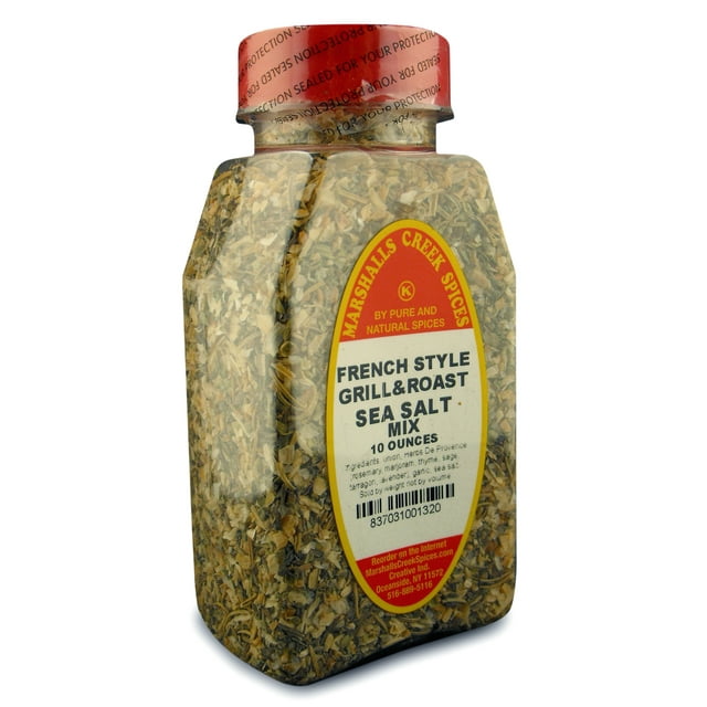 Marshalls Creek Spices LOW SALT, FRENCH STYLE GRILL & ROAST RUB WITH SEA SALT 10 ounce