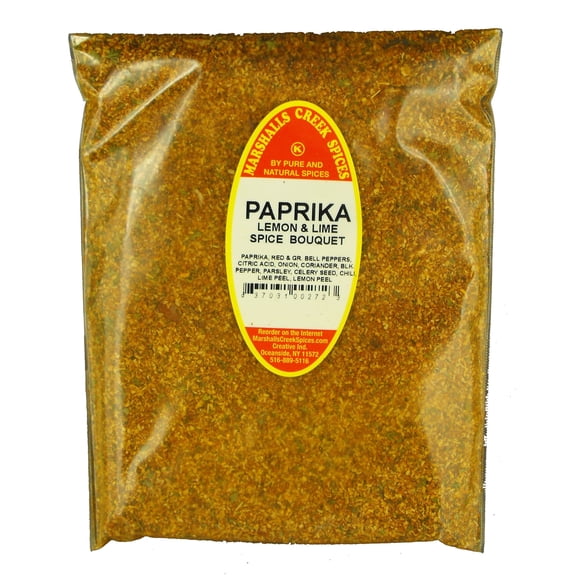 Marshalls Creek Spices PAPRIKA LEMON & LIME SPICE BOUQUET, NO SALT REFILL