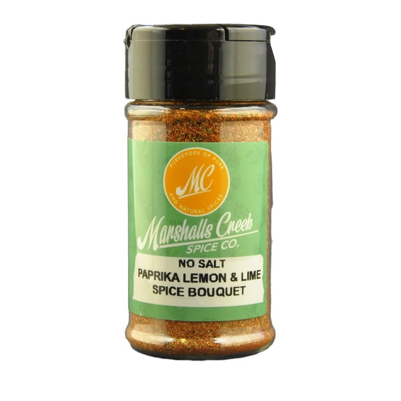 Marshalls Creek Spices Paprika Lemon & Lime Spice Bouqet, No Salt Mini Jar