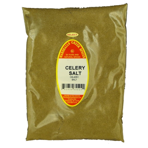 Marshalls Creek Spices Celery Salt Seasoning Refill, Ground Celery Seed and Salt Blend, 16 ounces