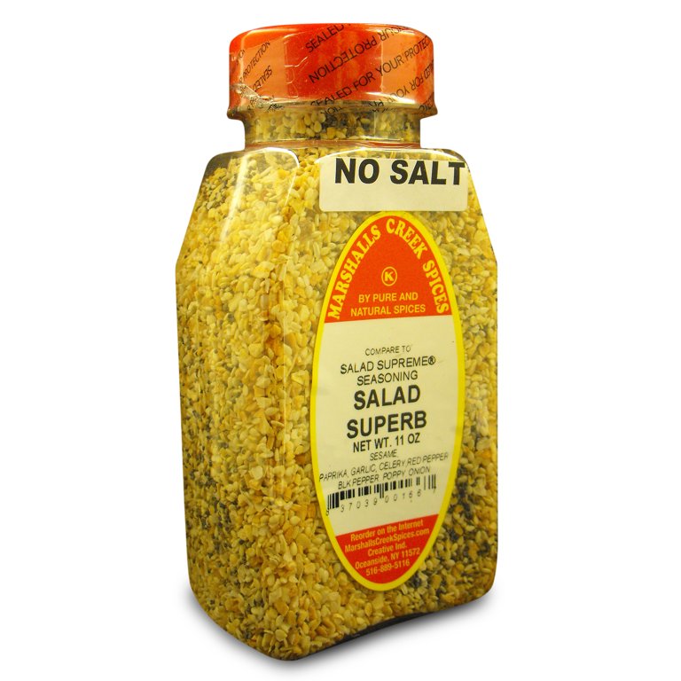 Marshall's Creek Spices Taco No Salt Seasoning, New Size, 11 Ounce