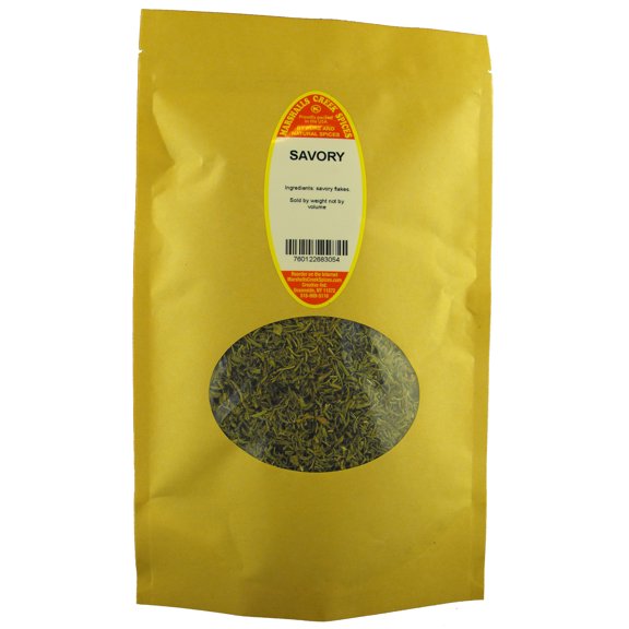 Marshalls Creek Spices SAVORY 4 oz. Kraft Stand Up Pouch ECO Friendly Recyclable Mailer