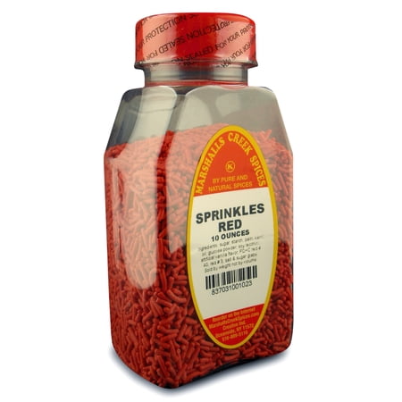 Marshalls Creek Spices SPRINKLES RED 10 ounce