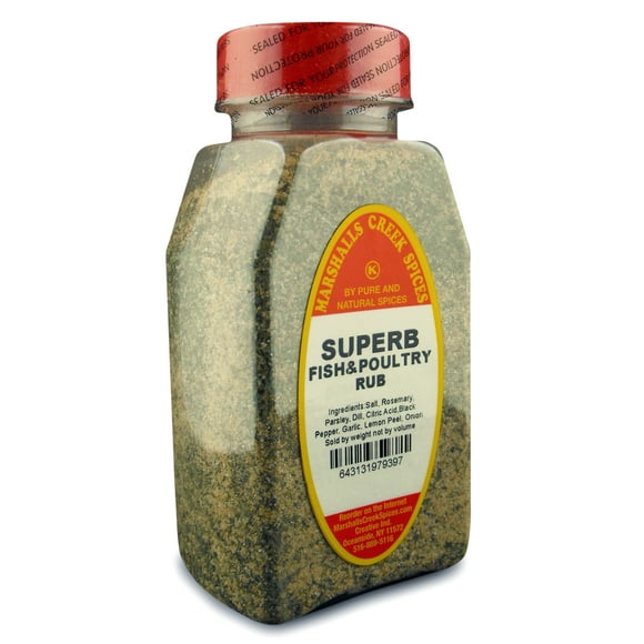 Marshalls Creek Spices SUPERB FISH AND POULTRY RUB 13 ounce