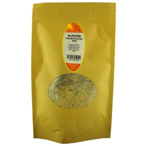 Marshalls Creek Spices SUPERB FISH AND POULTRY RUB NO SALT 11 oz. Kraft Stand Up Pouch ECO Friendly Recyclable Mailer