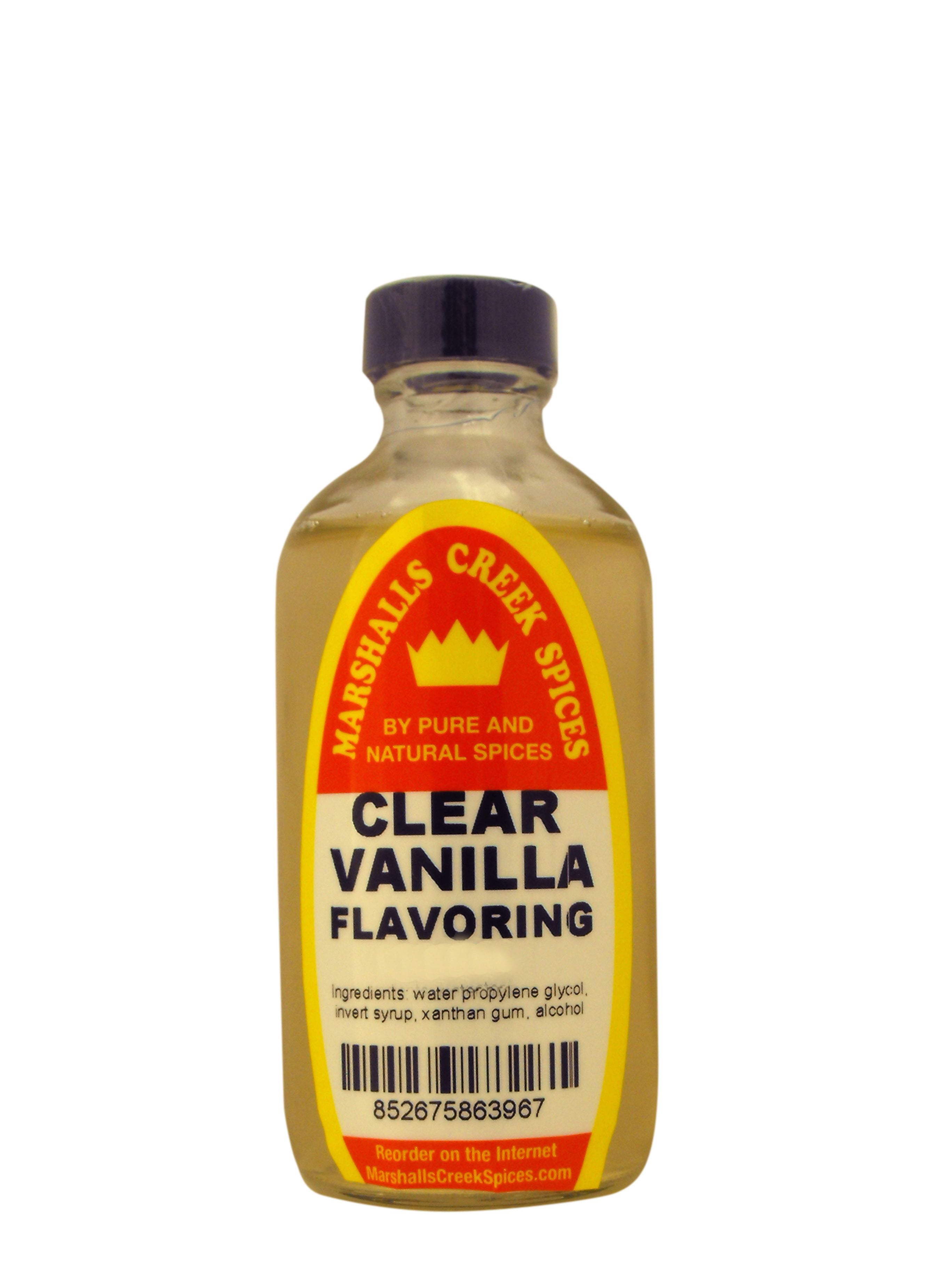 Marshalls Creek Spices VANILLA FLAVORING CLEAR  8 oz