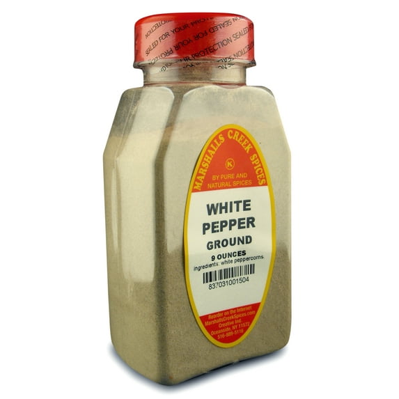 Marshalls Creek Spices WHITE PEPPER GROUND 9 oz