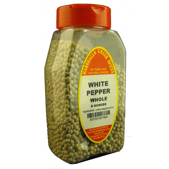 Marshalls Creek Spices WHITE PEPPER WHOLE 9 oz