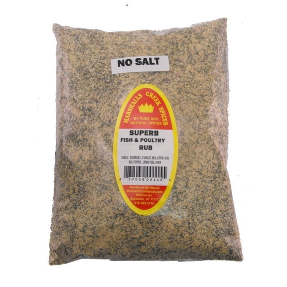 Marshalls Creek Spices XL SUPERB FISH AND POULTRY RUB NO SALT REFILL
