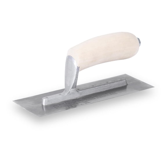 MARSHALLTOWN Part No. 11, 8" x 3" Mini Trowel, Wood Handle