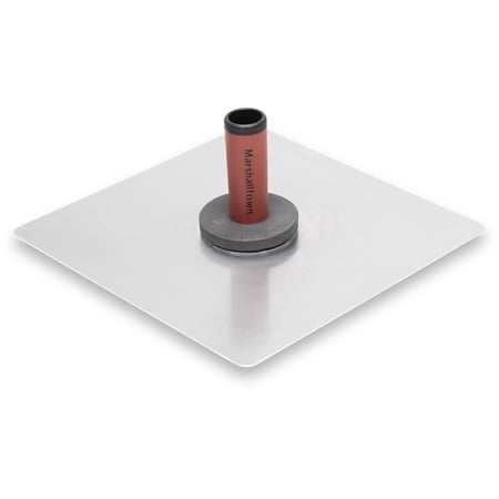 MARSHALLTOWN 13" x 13" Aluminum Hawk with DuraSoft Handle, Masonry, Drywall, 1D