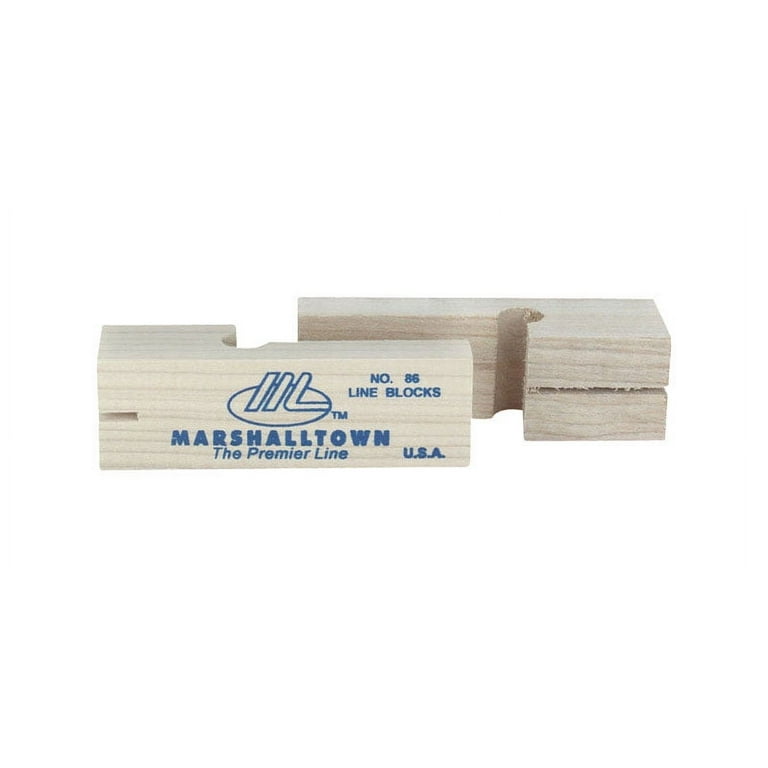 Marshalltown 3.75 in. L Wood Wood Line Blocks Marshalltown 3.75 in. L Wood Wood Line Blocks