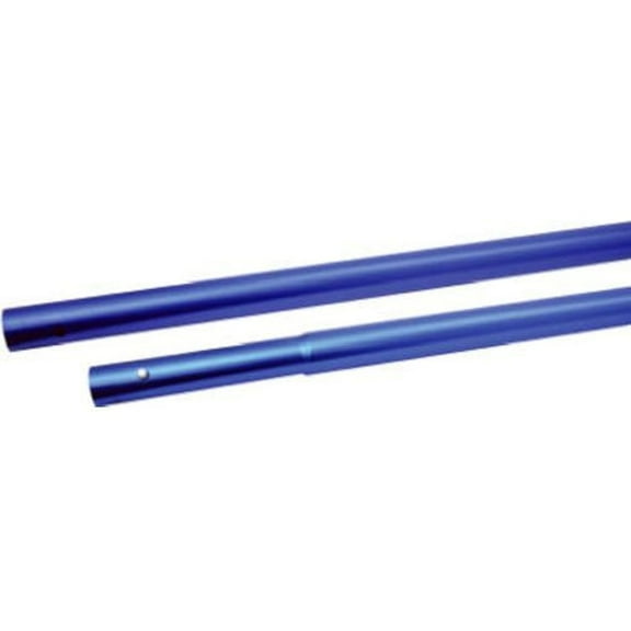 QLT Aluminum Bull Float Handle Extension, Push-Button - Tube Handle - 6 Ft
