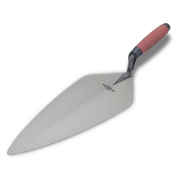 MARSHALLTOWN 33 13FG, London Brick Trowel, 13 x 5.375 inch Masonry Finishing Tool with DuraSoft Handle