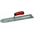 thumbnail image 1 of MARSHALLTOWN MXS66RED Rounded Front Finishing Trowel, 16 x 4 inch Blue Steel Concrete Finishing Tool for Masonry and Sidewalks, 1 of 2