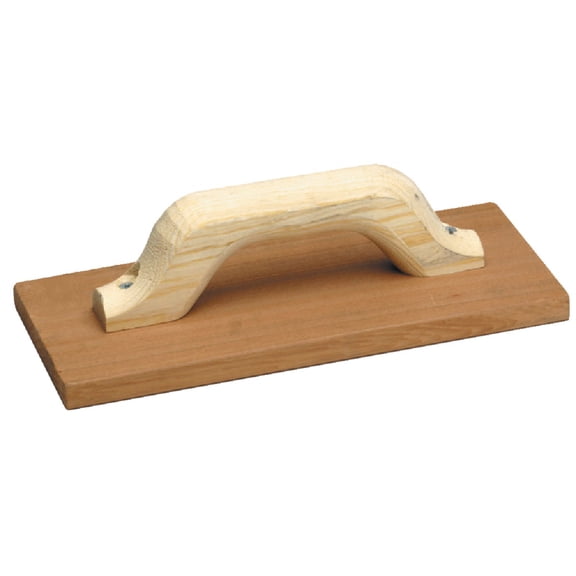 Marshalltown Redwood Float - Wood Handle - 5" x 12" Red Residential Use, Standard Application