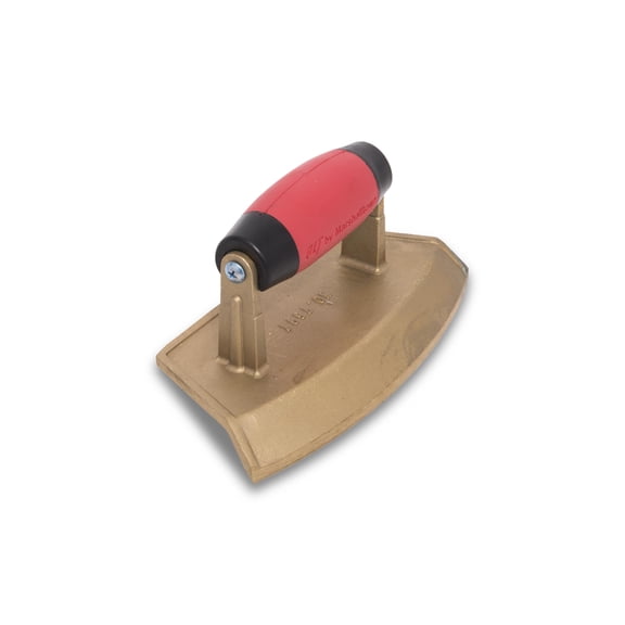 MARSHALLTOWN 23 7/8" Diameter, 3/4" Lip Bronze Chamfer Tube Concrete Edger, 7597
