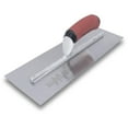 thumbnail image 1 of MARSHALLTOWN MXS73SSD 14 x 4 3/4 inch Bright Stainless Steel Finishing Trowel, Curved DuraSoft Handle, for Masonry, Concrete, Brick Laying, 1 of 7