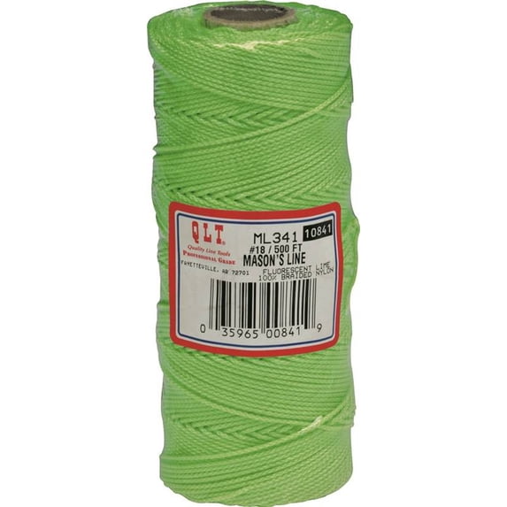 Marshalltown ML341 Braided Nylon Mason's Line 500', Green