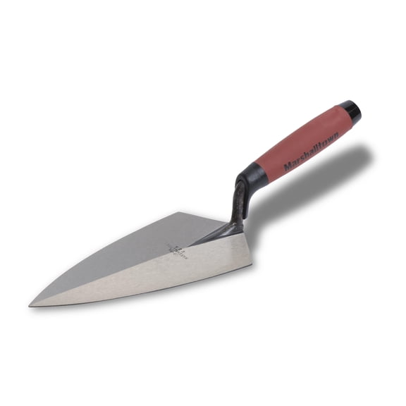 MARSHALLTOWN 19 10.5FG Philadelphia Brick Trowel, 10.5 x 5.25 inch, Masonry Trowel with DuraSoft Handle
