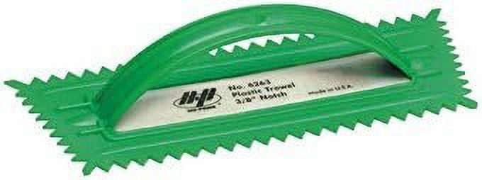 Marshalltown QLT 4-1/4 in. W Plastic Notched Trowel Marshalltown QLT 4-1/4 in. W Plastic Notched Trowel