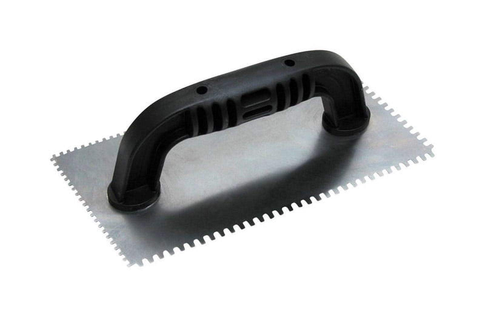 Marshalltown QLT 4 in. W X 9 in. L Steel Square and U Notched Trowel Marshalltown QLT 4 in. W X 9 in. L Steel Square and U Notched Trowel