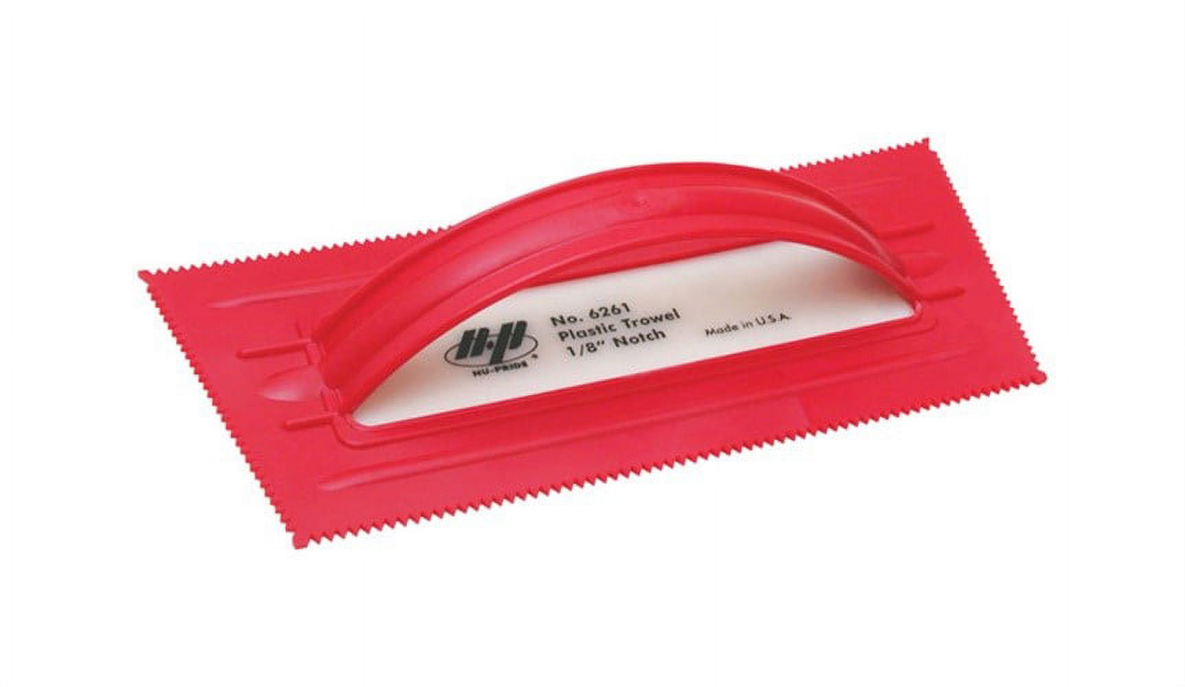 Marshalltown QLT 4-1/4 in. W X 9-1/2 in. L Plastic V Notched Trowel Marshalltown QLT 4-1/4 in. W X 9-1/2 in. L Plastic V Notched Trowel
