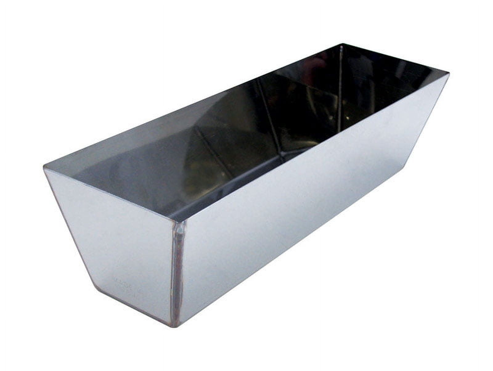 Marshalltown Stainless Steel Mud Pan 3.37 in. H Marshalltown Stainless Steel Mud Pan 3.37 in. H