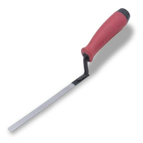 Marshalltown TPSG655 6.75 x 0.5 in. Tuck Pointer with Red Soft Grip Handle