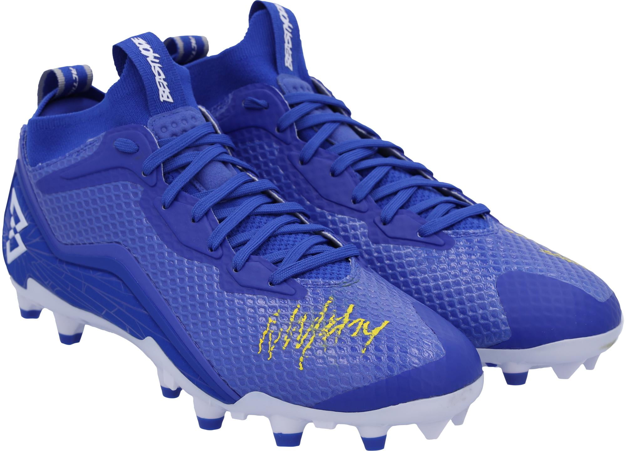 Marshawn Lynch Seattle Seahawks Autographed Blue Beast Mode B.T.A Elite ...