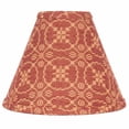 thumbnail image 1 of Marshfield Jacquard Lamp Shades - Barn Red - Home Collections by Raghu, 1 of 2
